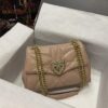 Dolce Gabbana Large Devotion Shoulder Bag In Quilted Nappa Beige For Women 11.4in/29cm DG