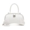 Balenciaga Editor Small Top Handle Bag Embossed White For Women 10.6 in/27 cm