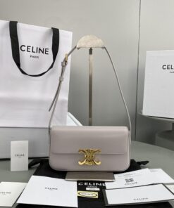 Celine Triomphe Shoulder Bag Peony For Women 8in/20cm 194143BF4.24NY