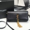 Saint Laurent Kate Tassel Small Shoulder Bag Black For Women 10.2in/26cm YSL P00483545