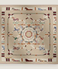 Hermes Golden Spur and Daywear shawl scarf