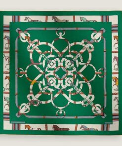 Hermes Golden Spur and Daywear shawl scarf
