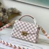 Louis Vuitton Croisette Damier Azur Canvas Pink For Women, Women's Handbag, Shoulder And Crossbody Bags 9.8in/25cm LV N50053