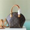 Louis Vuitton Ellipse BB Handbag Created By Nicolas Ghesquiere From Classic Monogram Canvas For Women Brown 23cm/8.9in LV