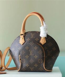 Louis Vuitton Ellipse BB Handbag Created By Nicolas Ghesquiere From Classic Monogram Canvas For Women Brown 23cm/8.9in LV