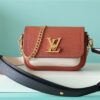 Louis Vuitton Lockme Tender Chataigne Brown For Women, Women's Handbags, Shoulder And Crossbody Bags 7.5in/19cm LV