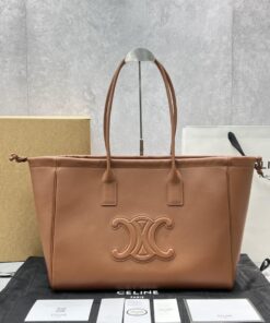 Celine Cabas Drawstring Cuir Triomphe Tan For Women 17in/44cm 199973DU3.04LU