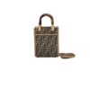 Fendi FD Sunshine Mini Shopper Bag Brown For Women 7.1 in/ 18 cm