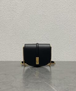 Celine Small 16 Wallet On Chain Black For Women 6in/14cm 10G453CQ7.38NO