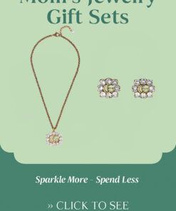 Gift Set Gucci: Square Crystal Necklace + Earrings