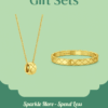 Gift Set Chanel: Gold-Toned Coco Crush Necklace + Coco Crush Bracelet