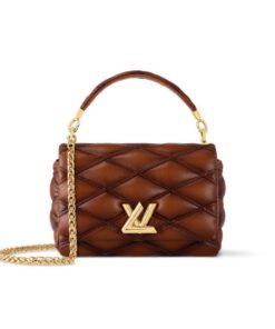 Louis Vuitton GO-14 MM Tan Bag For Women M23601- 9.1 Inches/ 23 Cm