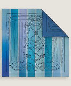 Hermes Grand Tralala double face scarf 90