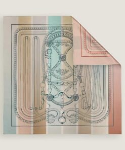 Hermes Grand Tralala double face scarf 90