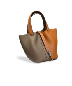 Hermes Picotin Lock 18 Bag Grey/Brown For Women 7.1in/18cm