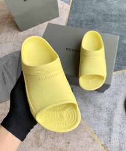 BALENCIAGA Crocs Sandal in Yellow