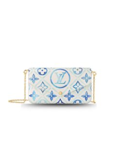 Louis Vuitton Felicie Pochette Bag Blue For Women 8.3in/21cm M11459