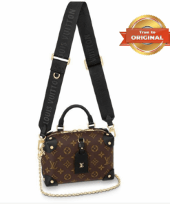 [True-to-ORIGINAL] Louis Vuitton Petite Malle Souple Monogram Canvas Brown For Women 7.9in/20cm LV M45571