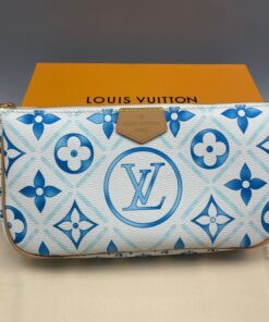 Louis Vuitton Multi Pochette Accessoires Bag Blue For Women 9.4in/24cm M25374