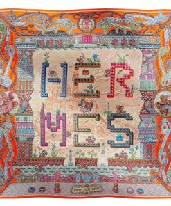 Hermes Super Silk Quest Silk Scarf