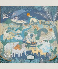Hermes Le Carnaval des Animaux scarf