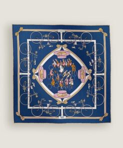 Hermes Les Becanes scarf