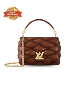 [True-to-ORIGINAL] Louis Vuitton GO-14 MM Handbag Tan For Women 23cm/9.1in M23601