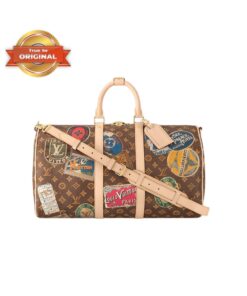 [True-to-ORIGINAL] Louis Vuitton Keepall Bandouliere 45 Bag Brown For Women 17,7in/45cm M24960