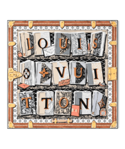 LV x TM Monogram Superflat Square scarf 90