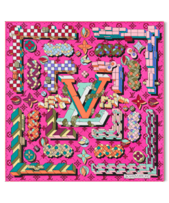 LV Maze Of Precious Square scarf 90