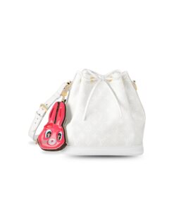Louis Vuitton Petit Noe Bucket Bag White For Women M11297 10.6inch/27cm