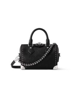Louis Vuitton Speedy 20 Trunk Bag Black For Women 20.5cm/8.1in – M14575