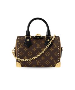Louis Vuitton Speedy Trunk 20 Bag Monogram Canvas For Women 8.1in/20cm M13146