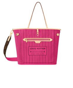 Louis Vuitton Neverfull Bandouliere Inside Out MM Rose For Women 31cm/12.2in - M12257