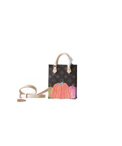 Louis Vuitton LV x YK Petit Sac Plat Brown For Women 5.5n/14cm M82112