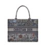 Dior Medium Dior Book Tote Denim Multicolor For Women 14in/36 cm M1296ZRZI_M49E