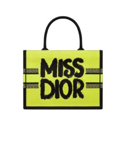 Dior Medium Book Tote Bag Two-Tone Green And Blue For Women 36cm/14in - M1296ZEZY_M07I