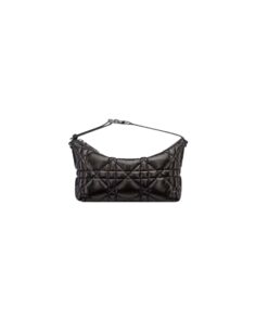 Dior Medium Diortravel Nomad Pouch Black/White For Women 8.5in/ 22cm S5554BMIG_M900
