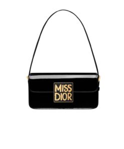 Miss Dior Flap Bag Black For Women 22cm/8.5in - M2610UWIS_M900