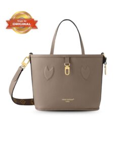 [True-to-ORIGINAL] Louis Vuitton Neverfull Bandouliere Inside Out BB Dark Fango For Women 24cm/9.4in M12109