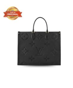 [True-to-ORIGINAL] Louis Vuitton OnTheGo GM Tote Bag Monogram Empreinte Black For Women 41cm/16.1in M44925