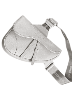 Dior Saddle Bag White/Black/Grey For Women 10in/26cm CD
