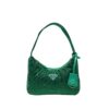Prada Satin Mini-Bag With Crystals In Green For Women 8.6in/ 22cm 1BC515_2AWL_F0458_V_OOO