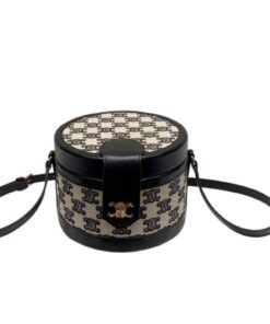 Celine Shocket Bag Black And White For Women 6.7in/17cm
