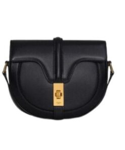 Celine Small Besace 16 Bag In Satinated Black/White/Light Pink For Women 7in/19cm 188013BEY.38NO