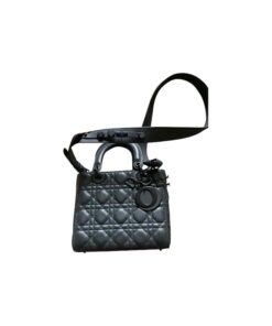 Dior Small Lady Dior My Abcdior Bag Black/Grey/White For Women 8in/20cm