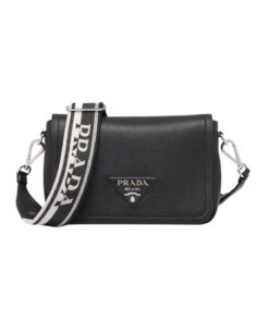 Prada Small Shoulder Bag In Black For Women 9in/ 23cm 1BD314_2DKV_F0002_V_3OO