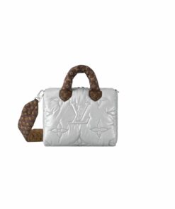 Louis Vuitton Speedy Bandouliere 25 Bag Sliver Blue For Women 9.8n/25cm M20973