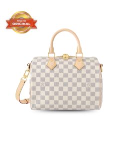 [True-to-ORIGINAL] Louis Vuitton Speedy Bandouliere 25 Damier Azur Canvas For Women 25cm/9.8in N40608