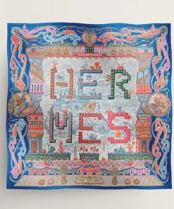 Hermes Super Silk Quest scarf 90